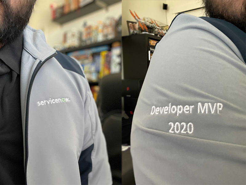 ServiceNow 2020 Developer MVP Jacket